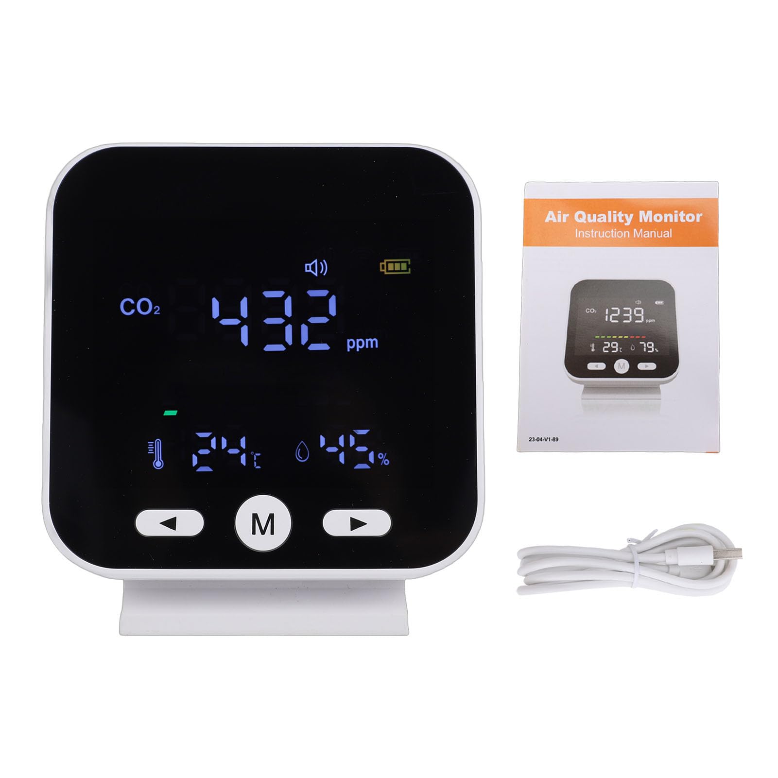 Detector de CO2 con Monitor de Temperatura y Humedad