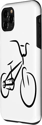 Vista 71 de iPhone 12 mini BMX Bike Drawing BMX Cyclist Bike Motocross Case