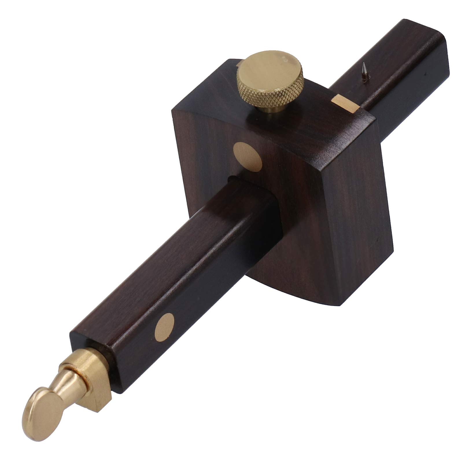 Fafeicy per Tracciare Ebano Ottone Tracciatore Lineare 8in, Misuratore per