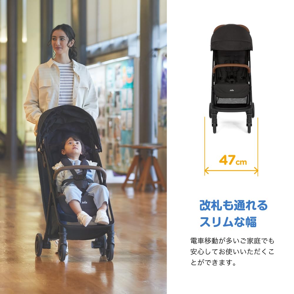 Amazon.co.jp: ジョイー ベビーカー パクトプロ シェール ブラック