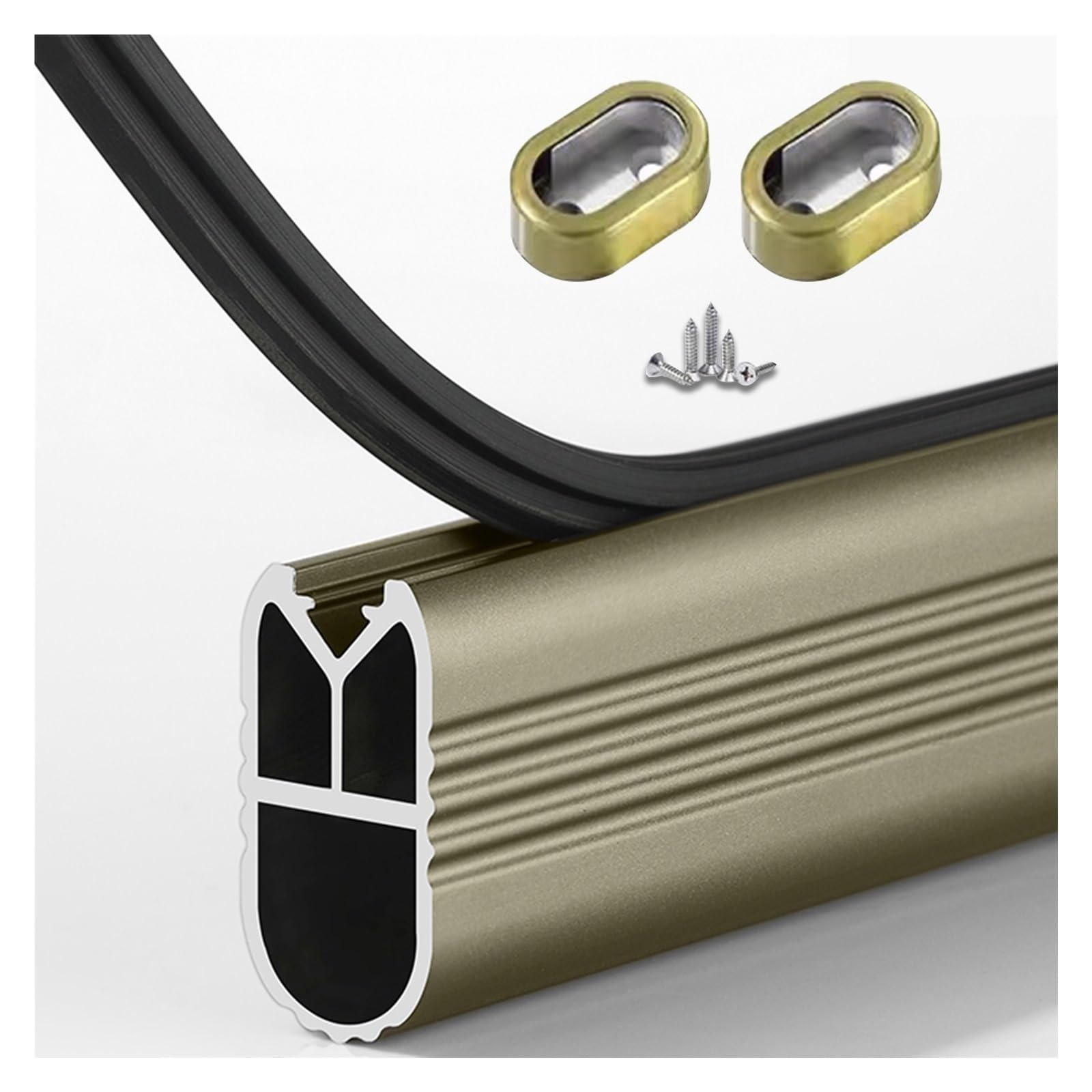 2x Riel De Ropa Cromado Para Ropa, Tubo Para Colgar, | Meses Sin Intereses