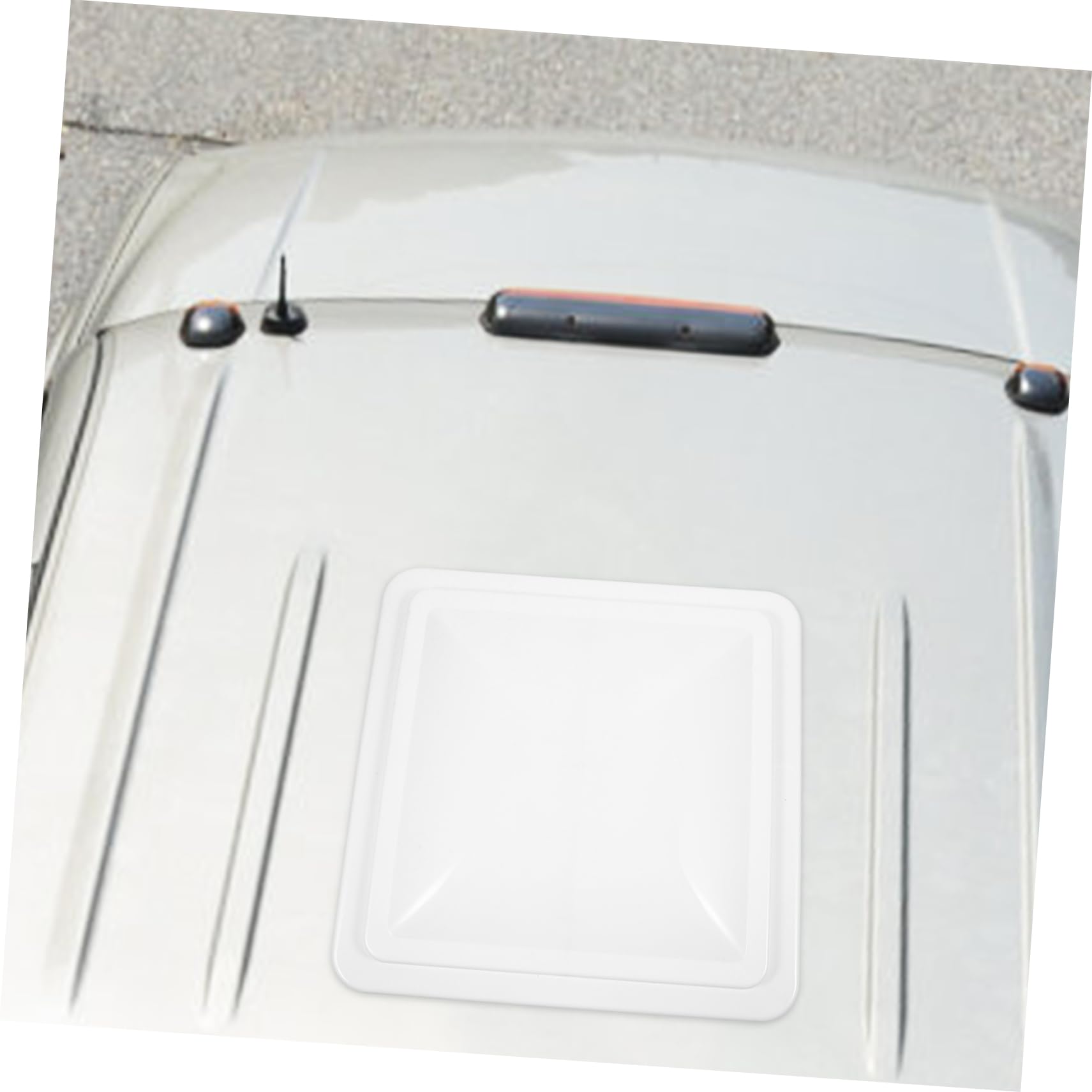 ABOOFAN Copertura di Ventilazione per Camper Bianca in Plastica da 14x14 Pollici, Isolamento Termico Semplice da Installare, per Tetto e Bagno del Camper
