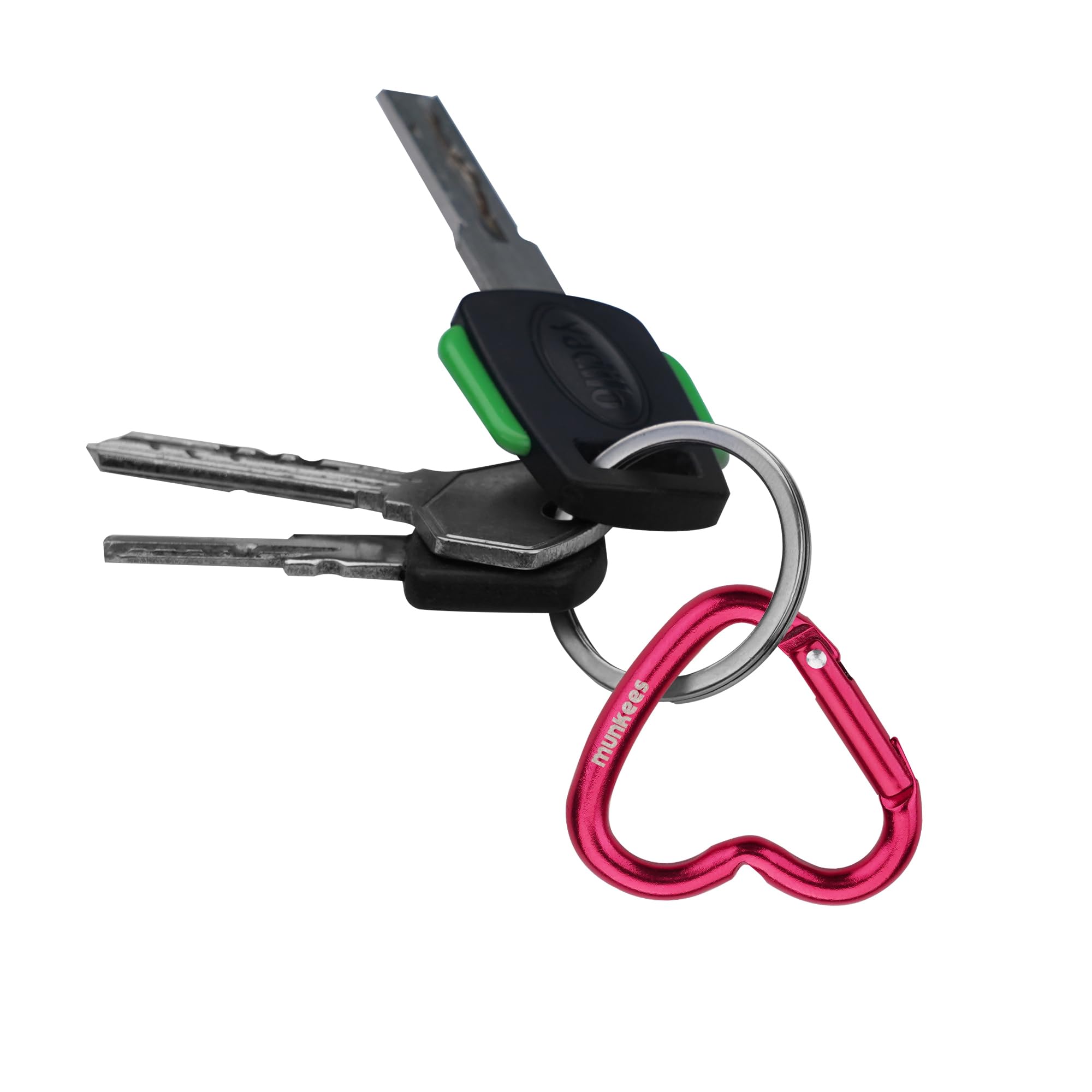 munkees, Mini Carabine Cardiaque, Porte-clés