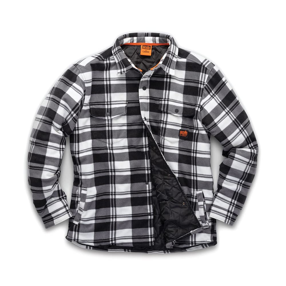 Scruffs Camicia da Lavoro Imbottita A Quadri Giacca a Quadri Uomo (Pacco da 1)