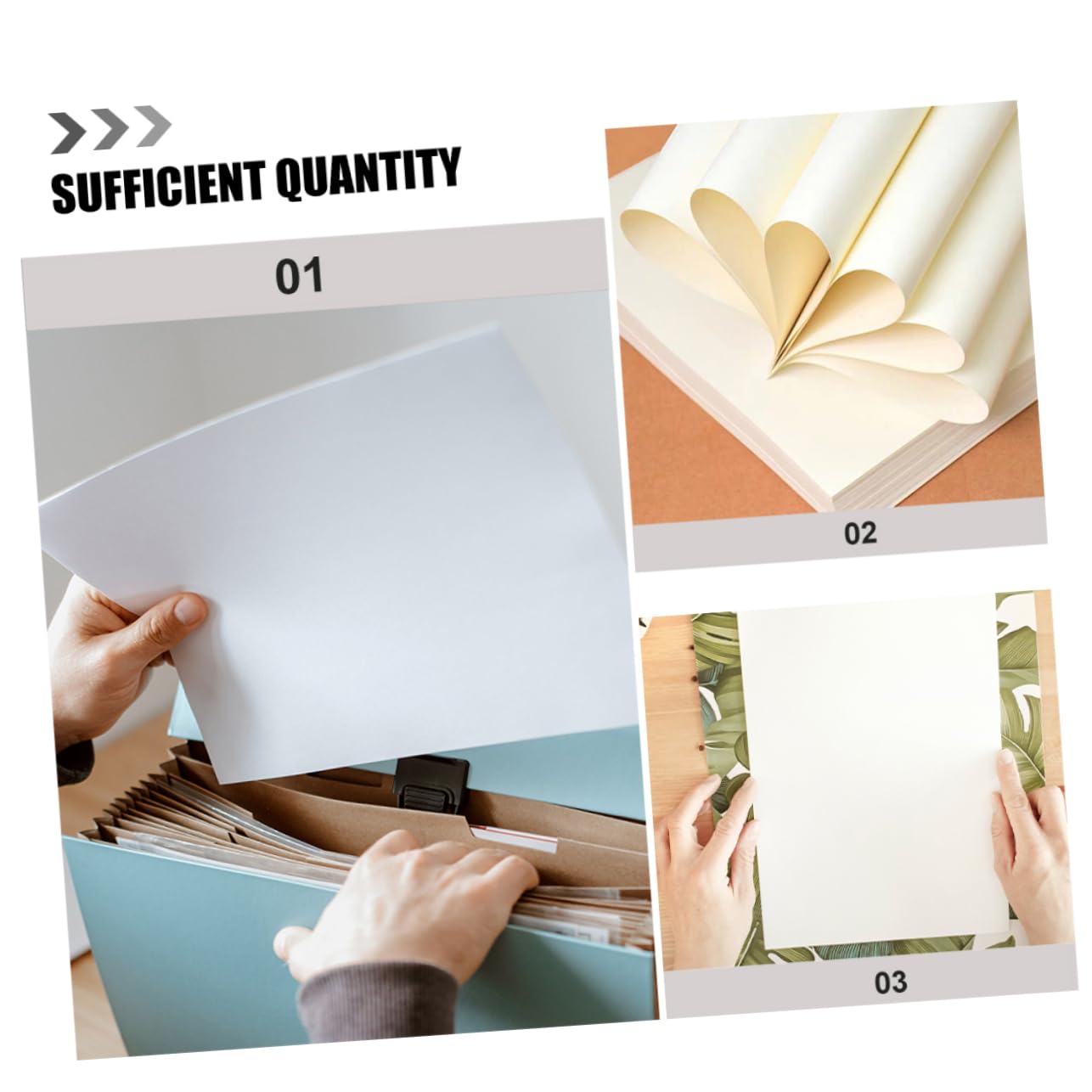 FUNNETOYU 100 Blatt Weißes Aquarellpapier A4 Dickes Malpapier aus Papier Robuste Oberfläche für Mehrere Maltechniken für Künstler und Schule
