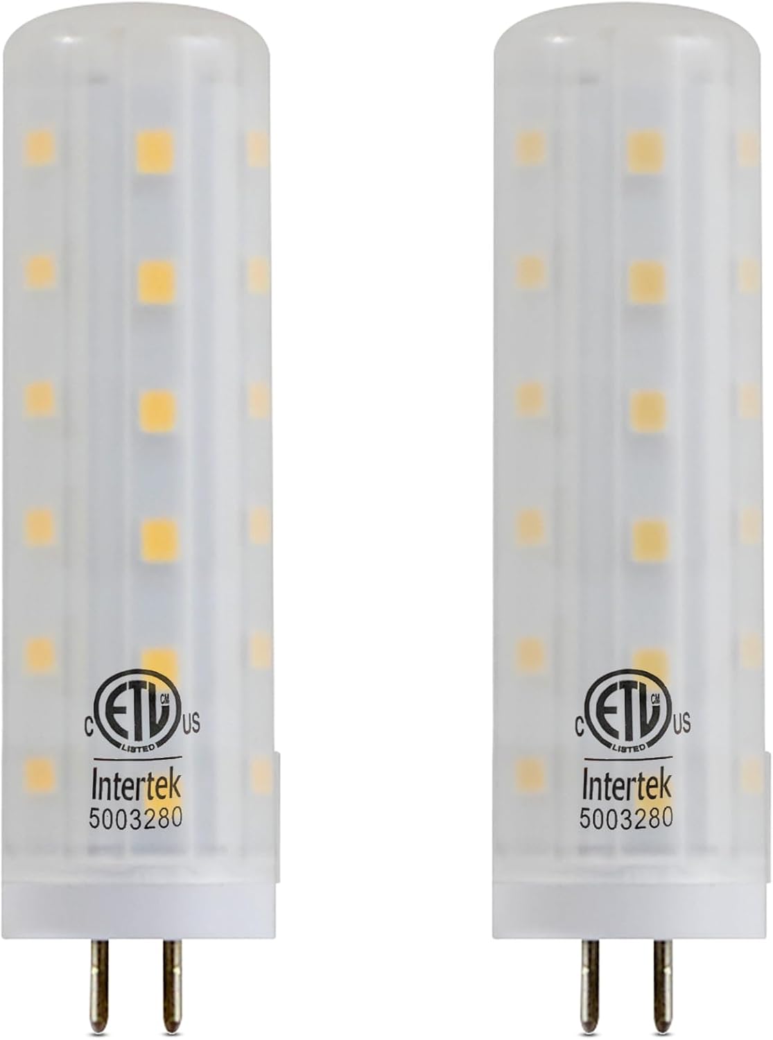 Tech Lighting LED Bi-Pin Replacement Module, Dimmable LED, 3000K, 550 Lumens, Easy to Install, Long Lasting, Energy-Saving, Damp Rated, GY 6.35 Socket (Short)