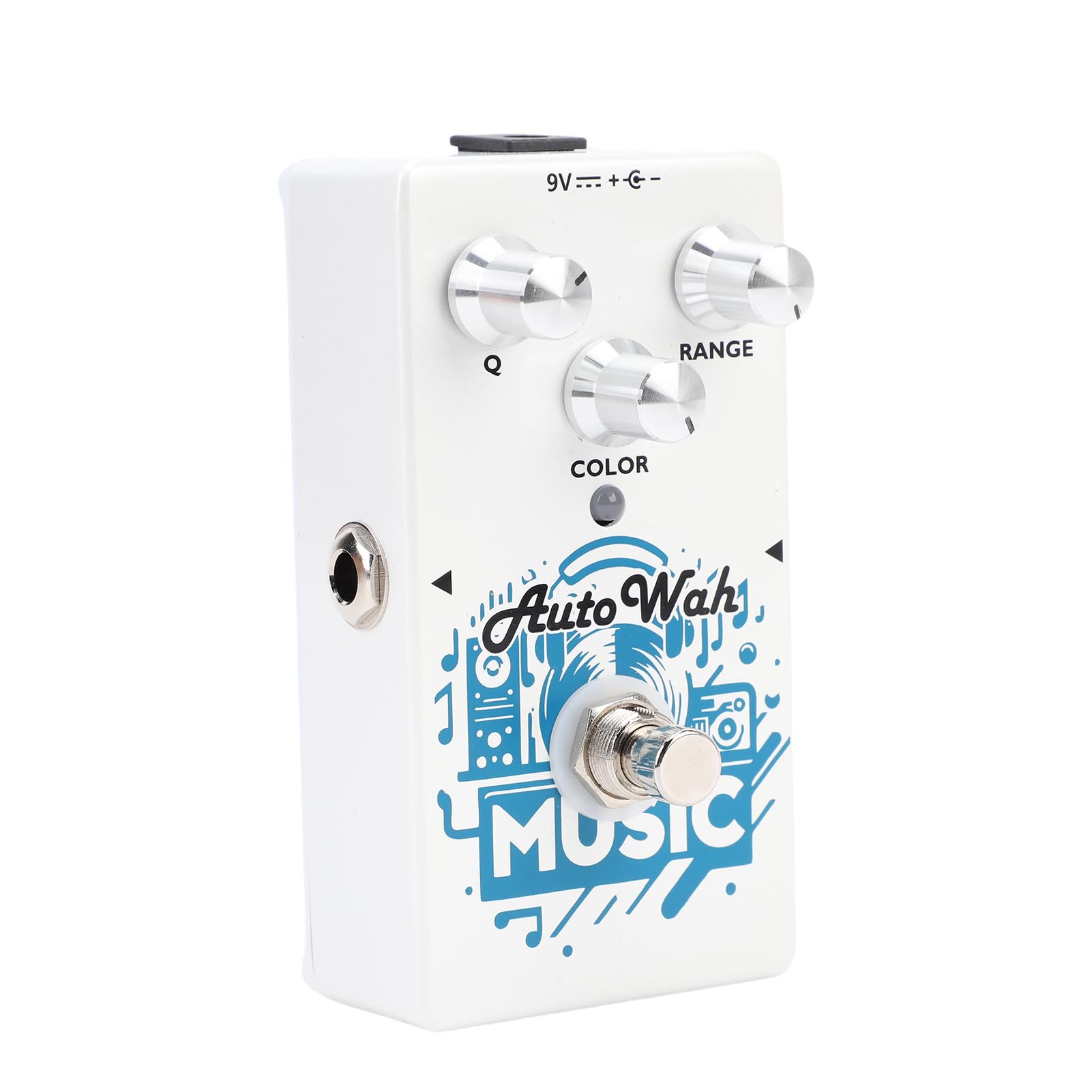 Walmeck Pedalata di Auto Wah per Chitarra Elettrica, Design Classico con Registrazione Ad Anello, Controllo a 3 Knob, Stile Funk, Performance Teatrale, Iconico Stile degli Anni '70