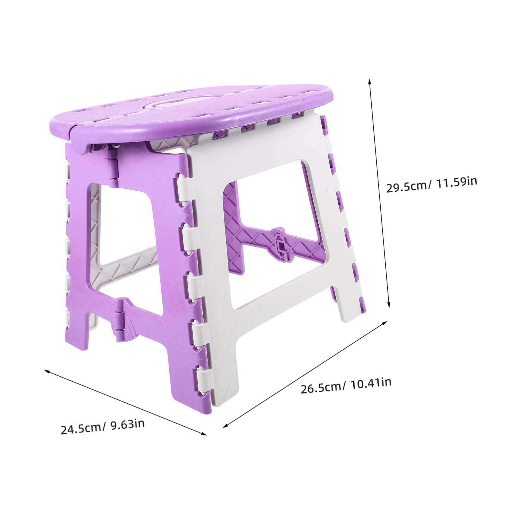 OHPHCALL Compact Portable Folding Stool for Outdoor Activities Lightweight Sturdy Fishing Stool for Adults for Camping Hiking BBQ and Travel Space Saving Design