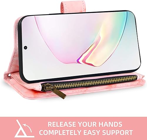 Miniatura 4 de Asuwish Funda para teléfono Samsung Galaxy Note 10 Plus Note10+ 5G Wallet Cell Cover con protector de pantalla de vidrio templado y soporte para