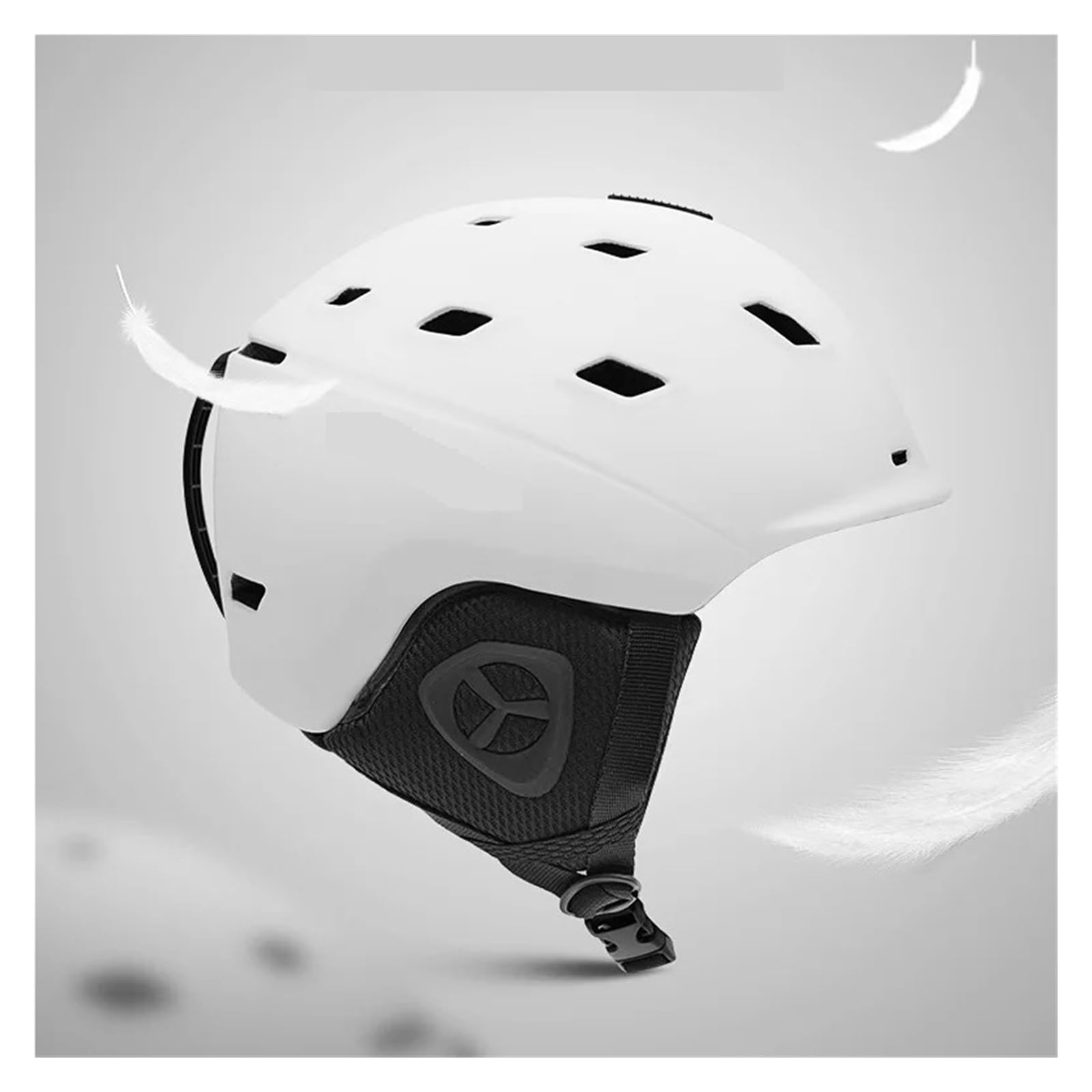 Przenośny Kask Narciarski Gogle Śniegowe Snowboardowa Czapka Ochronna Outdoor Sprzęt Narciarski Sportowa Ochrona Głowy Mężczyźni I Kobiety Kaski Śnieżne Szerokie Zastosowanie