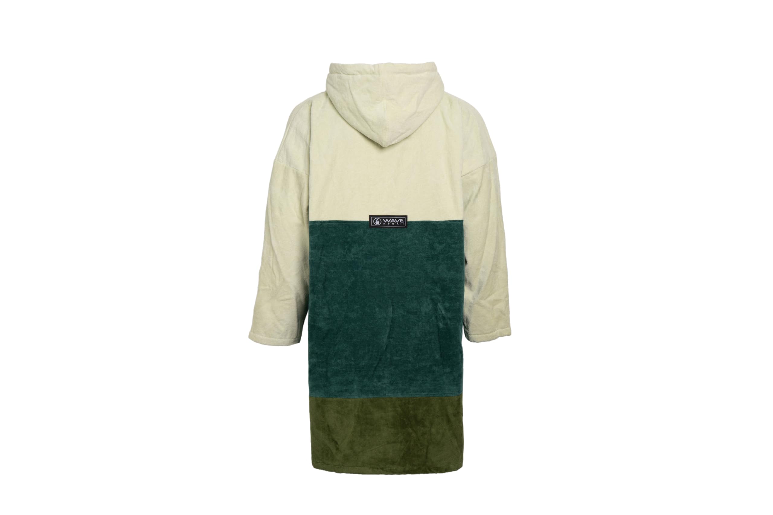 WAVE HAWAII ZIP-Surfponcho L 171-193 cm 100% ÖKO Baumwolle Velours Umkleidehilfe Schwimmen Strand Surfen