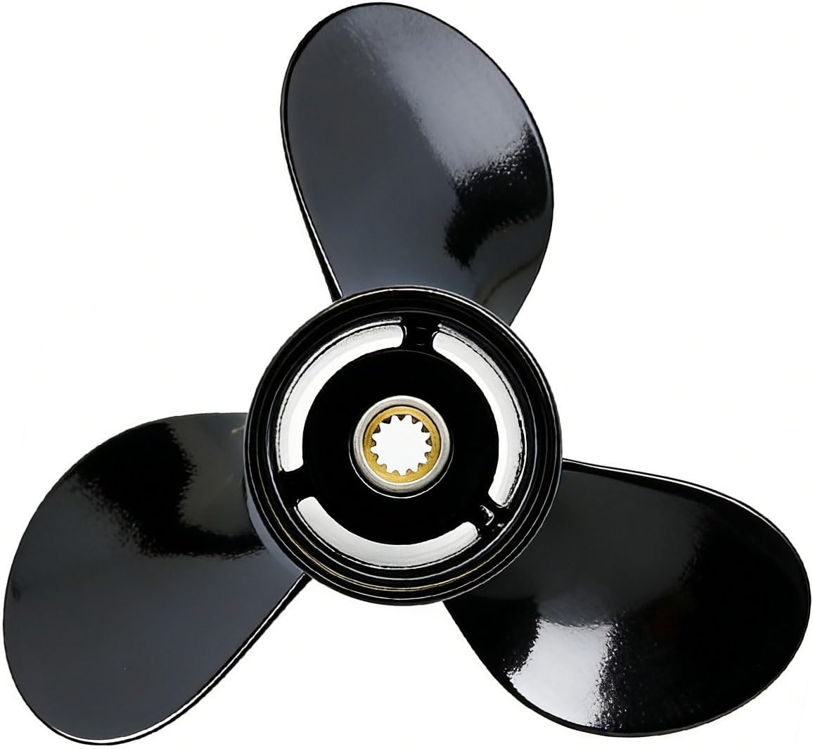 Boat Propeller 13 Spline for BRP Johnson Evinrude OMC Stern Drive 40-140 HP Outboard Engines, 13 1/4x17 13 1/2x15 13 3/4x13 13.2x19 13.2x21 14x11 13 3/4x15 14x13 13x19 13x21 Pitch Boat Motor Props