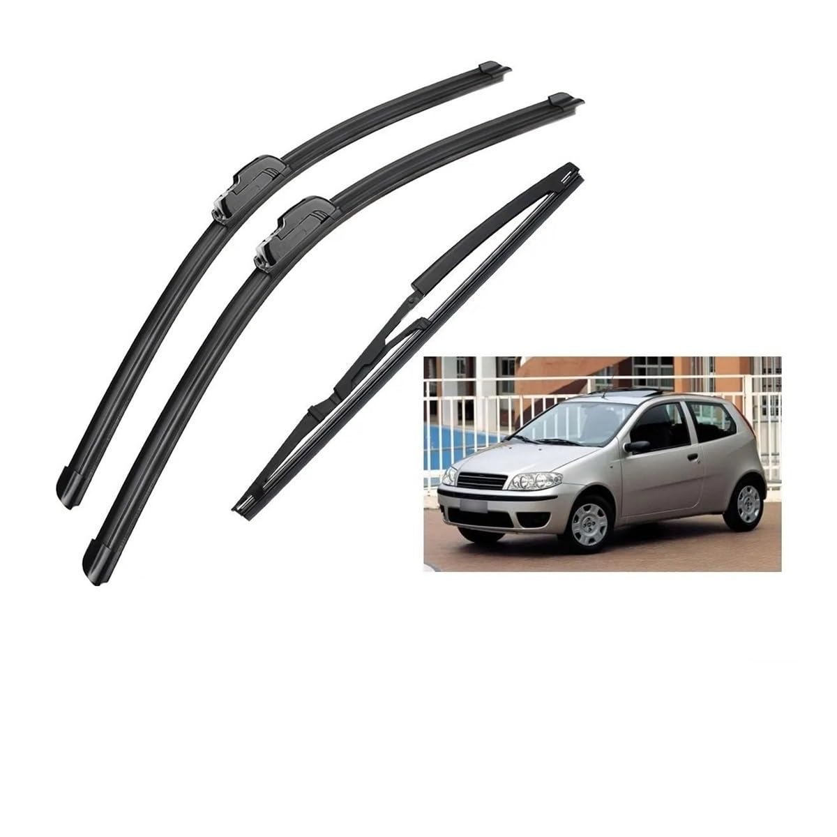 KIT 2 SPAZZOLE Tergicristallo Per Fiat Punto 188 Flat - Foto 9