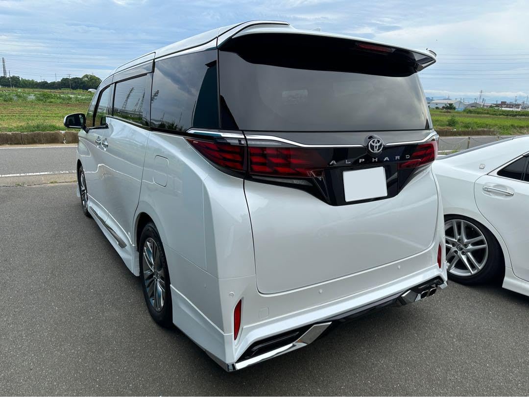 マフラーカッター アルファード 40 モデリスタへ装着可 ブラック  