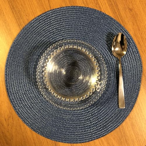 Kit Jogo Americano C/ 6 Lugares - Sousplat (Azul Petróleo)
