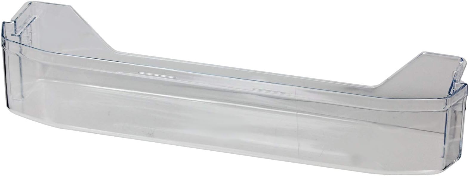 SPARES2GO Lower Main Door Bottle Shelf Tray Compatible with Smeg FAB28 S29STRP Series Fridge Freezer (Clear, 490 x 90mm)