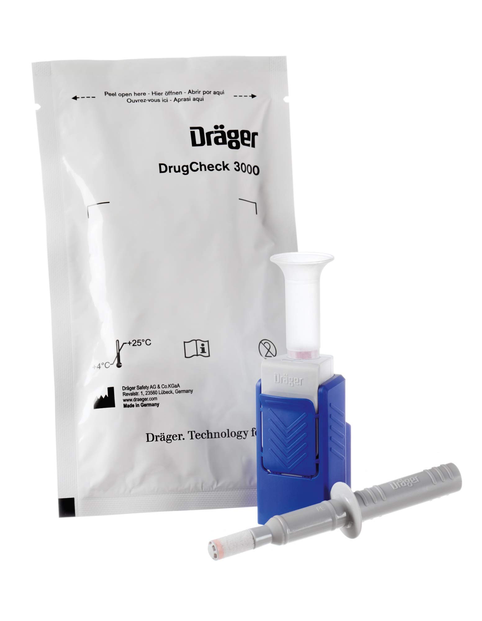Dräger DrugCheck 3000 1x 6Panel Saliva Drug Test for atHome Use