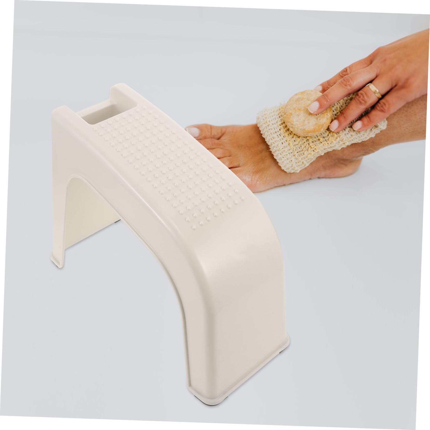 Sgabello in Plastica Poggiapiedi Per Piedi Sgabello Per Piedi Sotto La Scrivania Poggiapiedi Portatile Per Manicure Infermieri e Uso Domestico