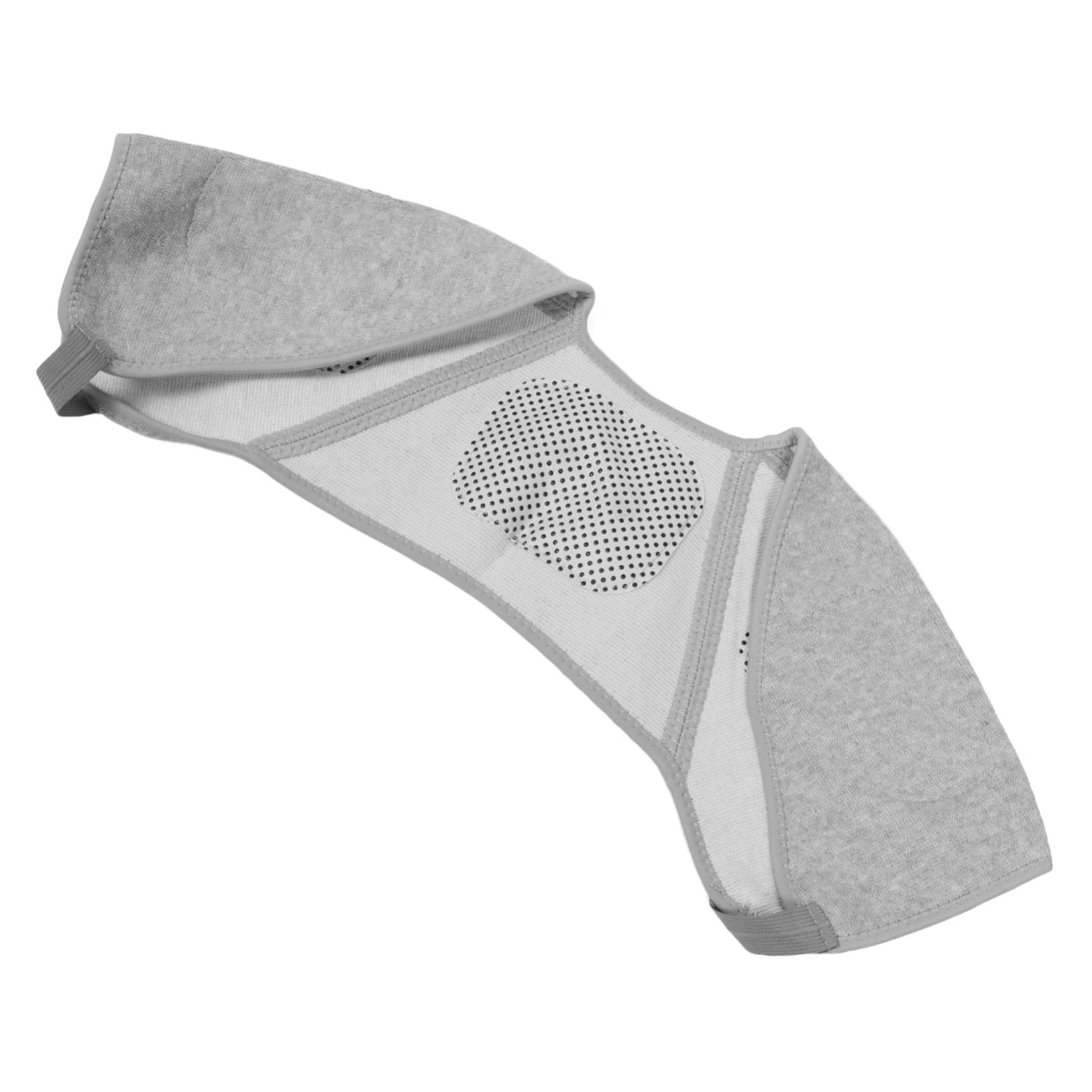 Mipcase Double Shoulder Support Brace Breathable Sports Protector for Basketball Weightlifting Versatile Shoulder Gear for Hiking Outdoor Activities Grey