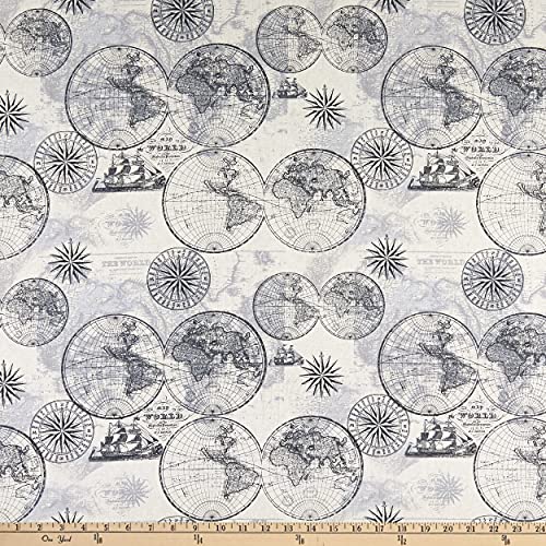 Elegant Ocean Maps Cream Quilting Fabric for Creative Sewers – Perfect for Quilting, Crafting, and Home Décor Projects