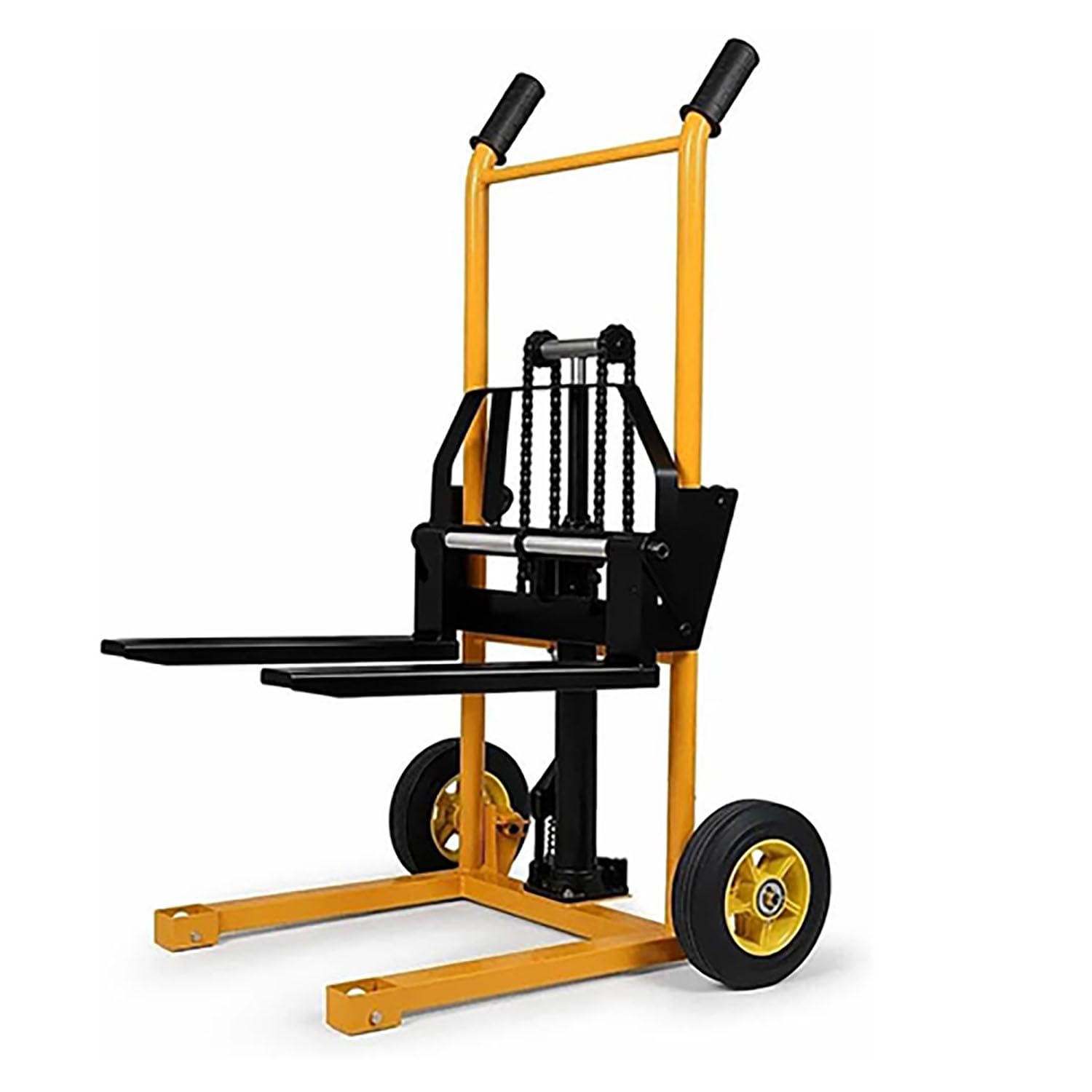 Elevador Manual Carretilla Elevadora Manual Sistema Elevación Pedal Apilador Manual Apilador Plataforma Rodante Transpaleta Mesa Elevación Carretilla