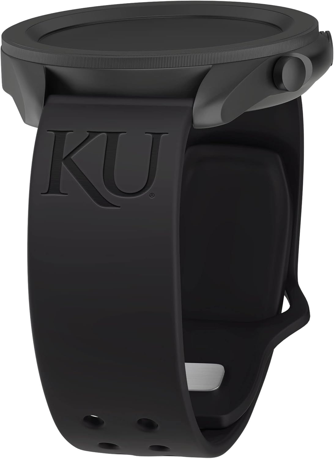 Affinity Bands Kansas Jayhawks Engraved Silicone Sport Band Compatible with Samsung Galaxy Watch and More
