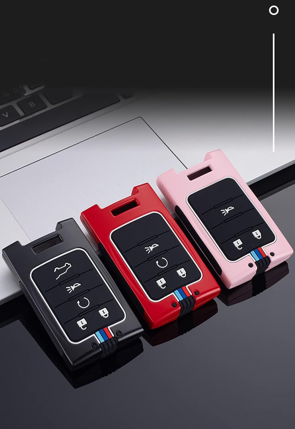 Zinc Alloy Keyless Entry Remote Control Key Fob Cover Fit for Cadillac SRX CTS XTS ATS DTS Escalade 5-Buttons