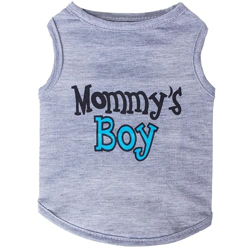 Elledia Camiseta sin mangas para perros pequeños, camiseta sin mangas para mascotas