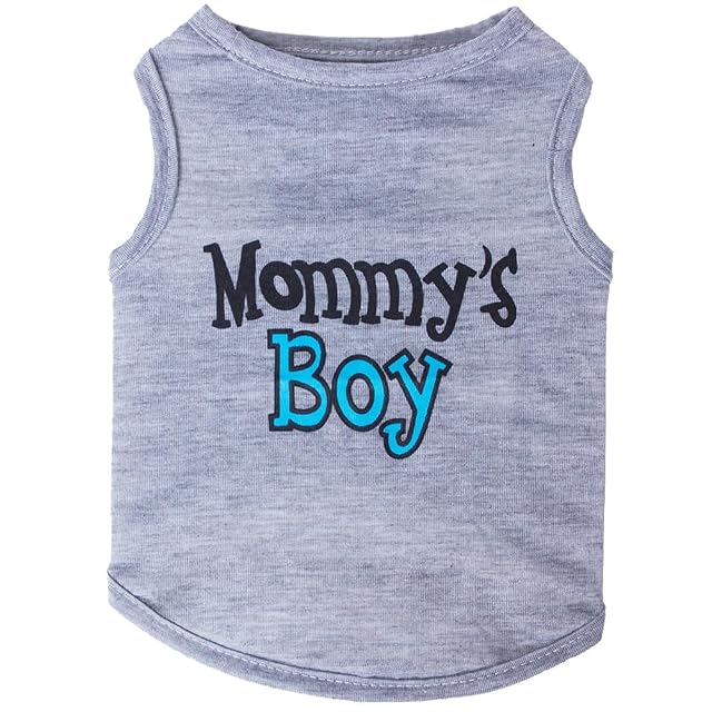 Elledia Camiseta sin mangas para perros pequeños, camiseta sin mangas para mascotas