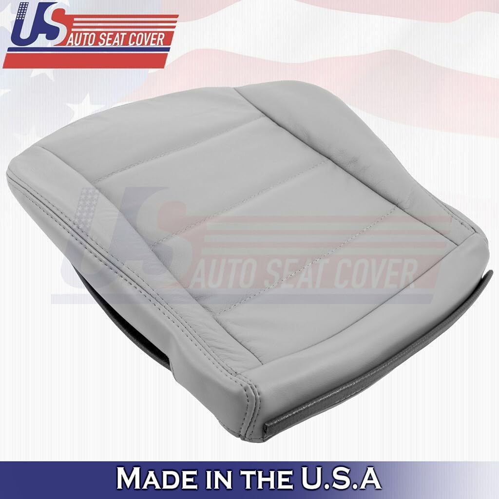 1999 to 2004 fits Volkswagen Jetta Driver Bottom Vinyl Seat Cover Gray