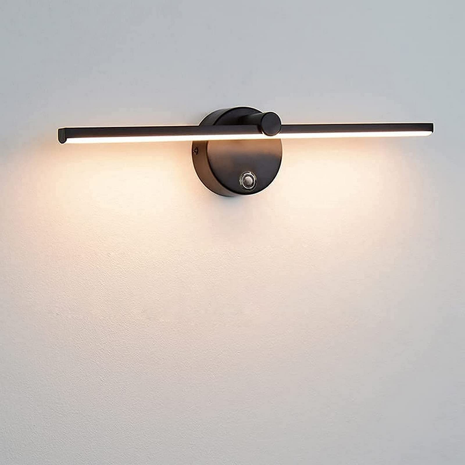 Applique murale LED moderne salle de bain luminaire miroir rotatif intensité variable coiffeuse