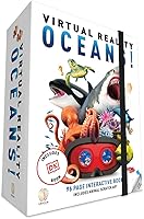 Abacus Brands VR Oceans Gift Box: Interactive VR Book, Scratch Art & Goggles - STEM Learning Kit for Kids Ages 8+