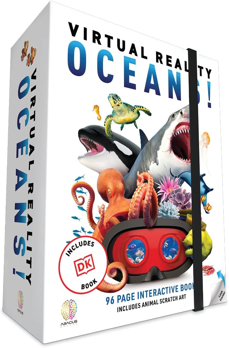 Abacus Brands Virtual Reality Oceans! - Illustrated interactive VR book and STEM learning activity set