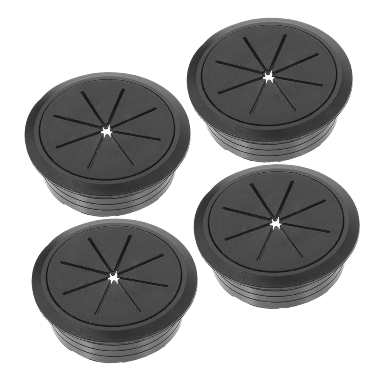 Gadpiparty 20pezzi Copripori Per Scrivania Grommet Rotondi Per Gestione Cavi Organizzatore Versatile Per Scrivanie e Tavoli Facile Installazione