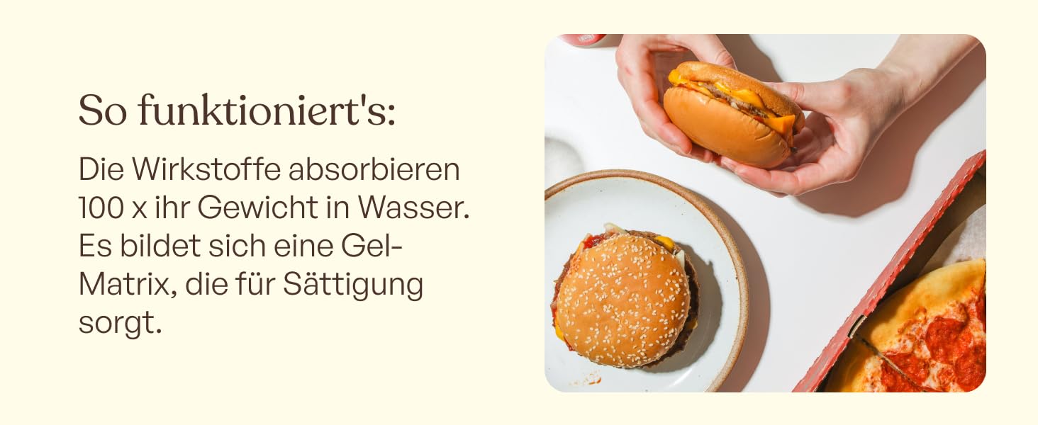 BEAVITA Sättigungskapseln – Nahrungsergänzungsmittel, pflanzlich, vegan, effektiv gegen Hungergefühl, fördert Sättigung & Appetitkontrolle, vegetarisch, gelatinefrei – 90 Kapseln
