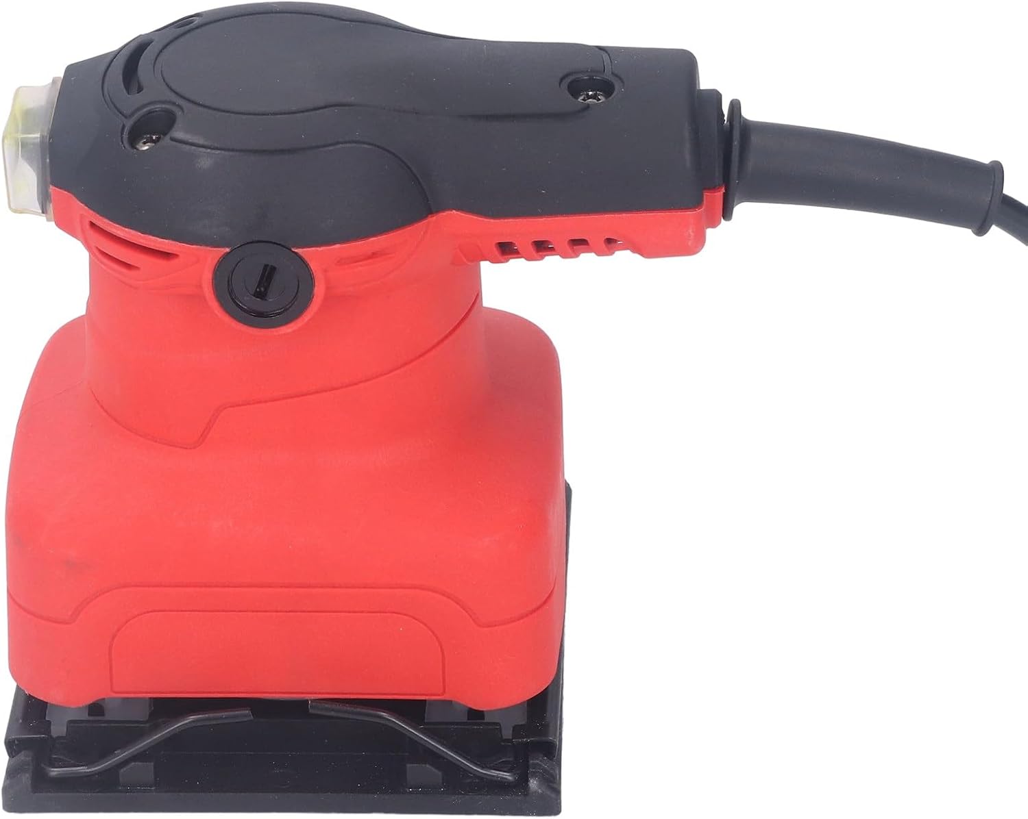 Electric Detail Sander ABS Low Noise Electric Detailing Palm Sander for Wall Plate Furniture Woodworking (US Plug 110V)