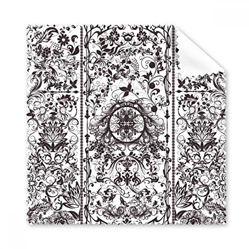 Nettoyant écran téléphone et lunettes pour le bureau motif feuille baroque 5pcs