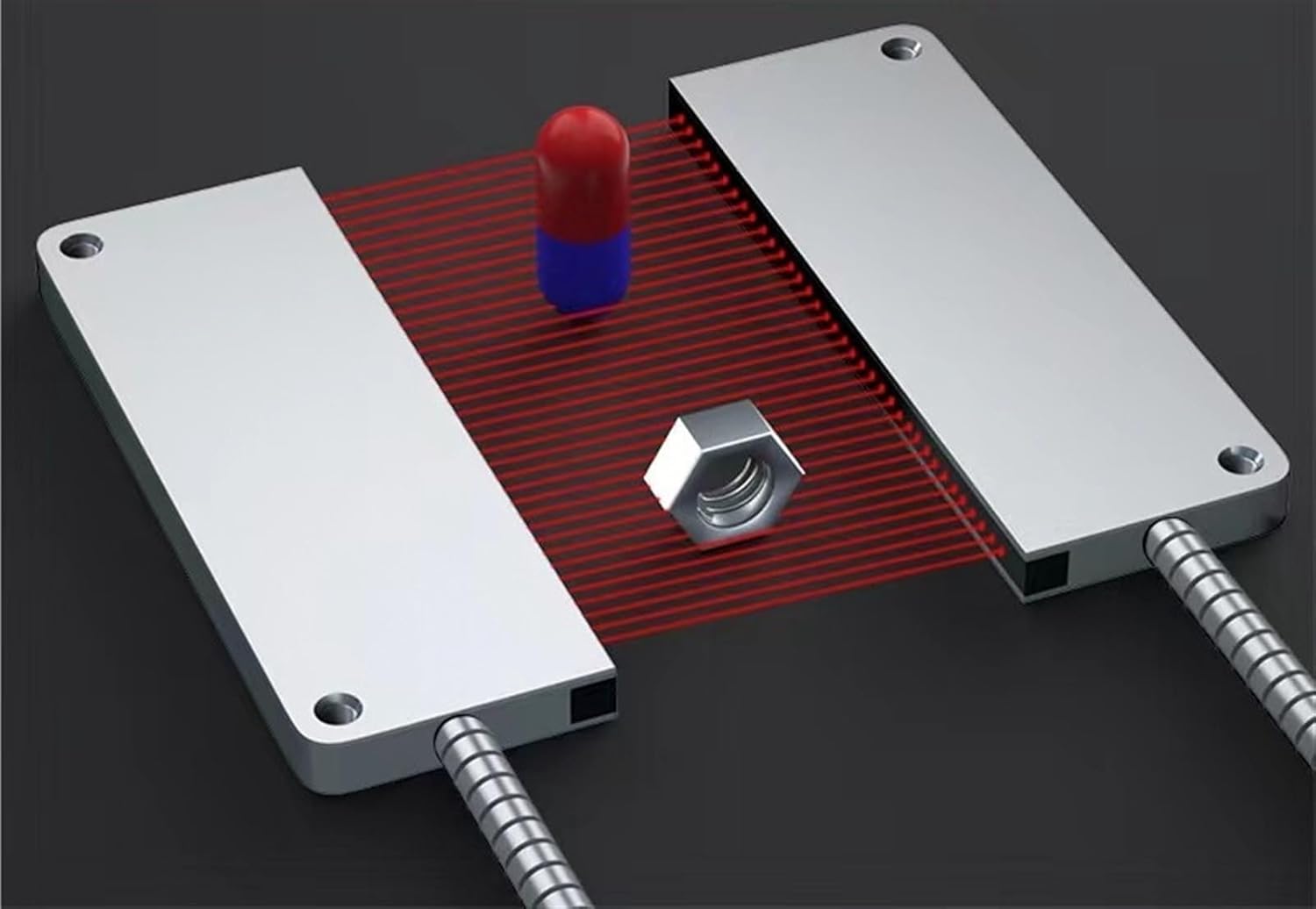 光ファイバーセンサー防水検出包装機振動ディスクブランキングカウント誘導、マトリックスタイプ反射1個(BT-15ML MRF)