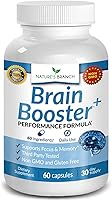 Vista 1 de Suplemento de refuerzo cerebral 40 en 1 para concentración, memoria, claridad y energía, libro electrónico Advanced Vitamins Plus para hombres