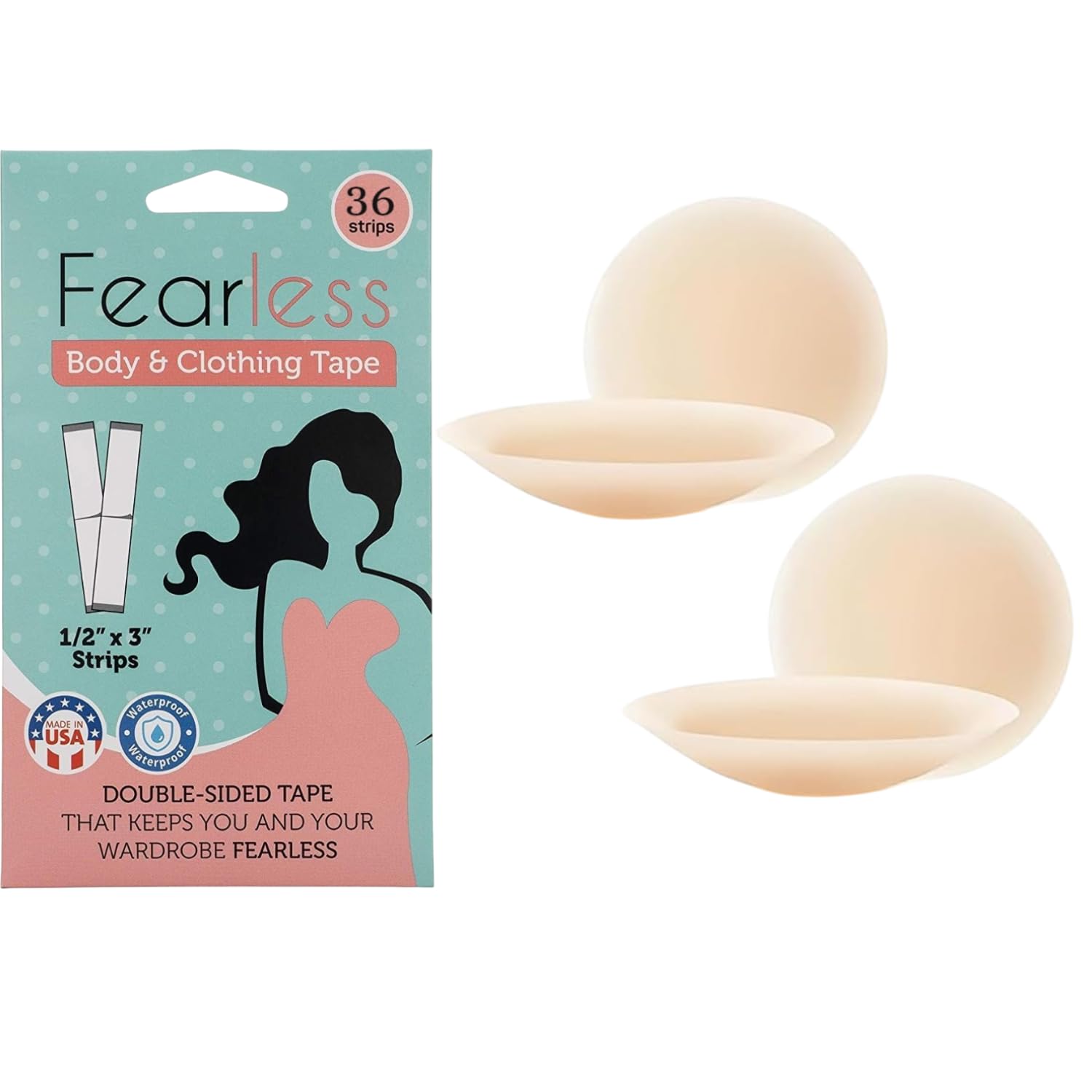 Nipple Cover for Women | Reusable Silicone Nipple 6 & 108 Pcs Fashion Tape for Woman Combo-image-41
