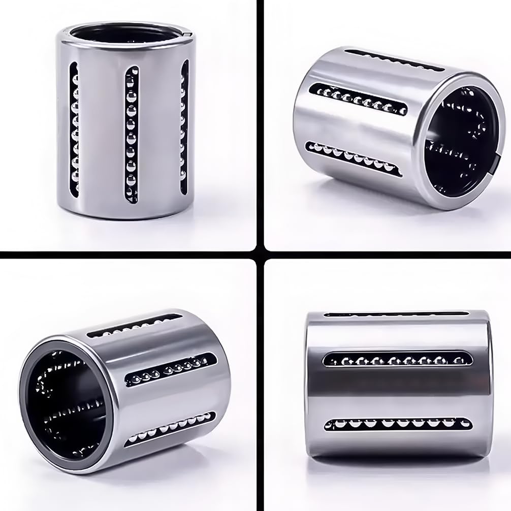 Lot de 5 douilles linéaires compactes KH5070PP 50 mm x 62 mm x 70 mm Roulement à billes linéaire compact à haute dureté et résistance à l'usure ainsi que double joint