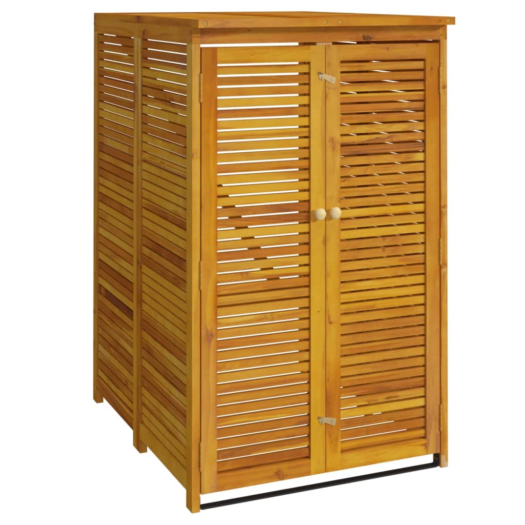 Genérico Cobertizo para Cubo de Basura Madera Maciza Acacia 70x89x117 cm,Casa y jardín,Productos del hogar,Accesorios para contenedores de residuos,Soportes para contenedores de residuos-360027