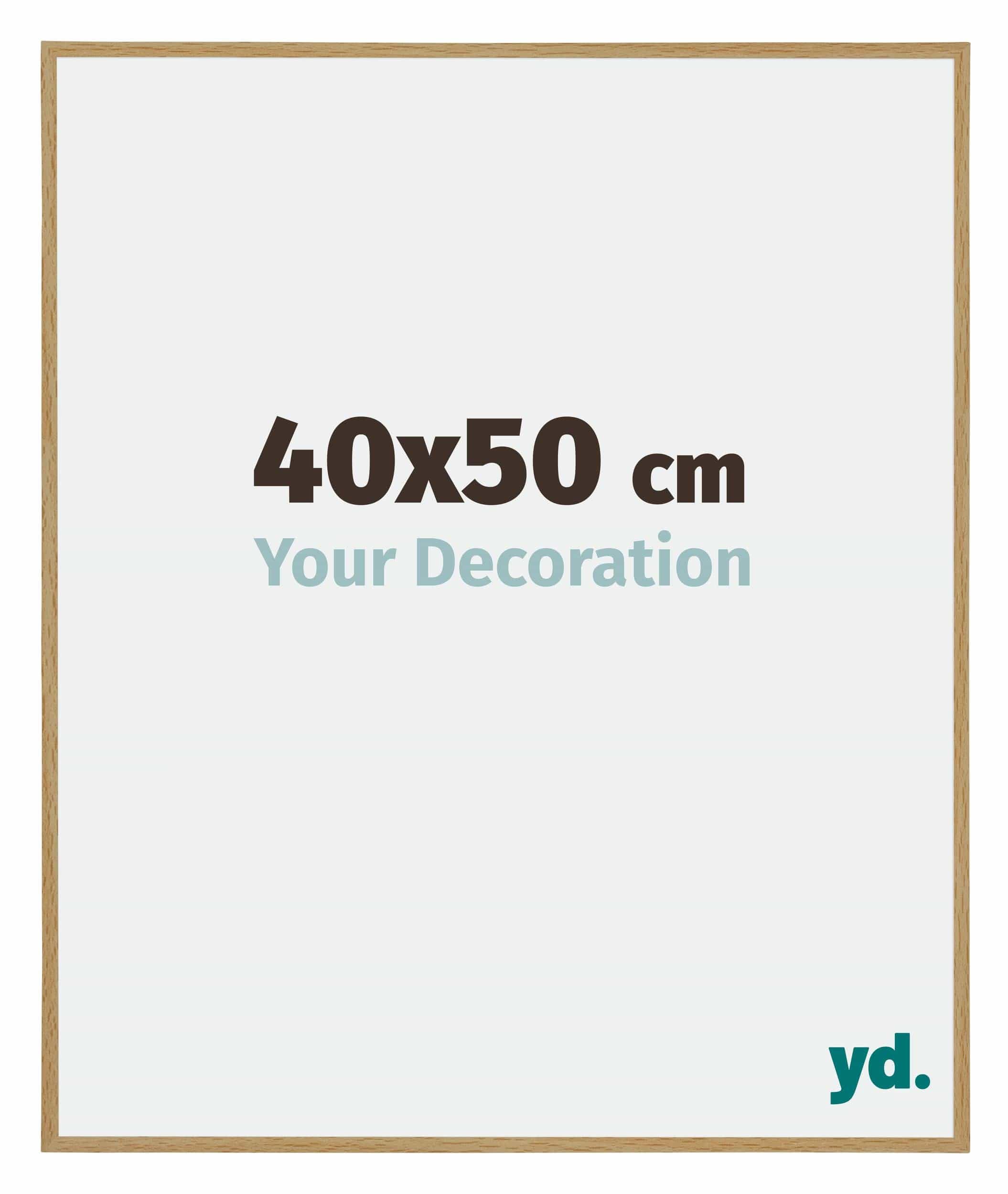 Your Decoration - Picture Frame 40x50 cm - Beech Light - Decorative Wall Frame in Plastic with Antireflection - Frame 40x50 - Evry — image 1