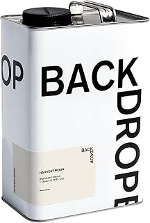 BACKDROP | Premium Interior Paint | Standard Semi Matte, Low Sheen Finish | Self-Priming, Low VOC, Green Wise Certified | HARVEST MOON – Warm White | 1 Gallon