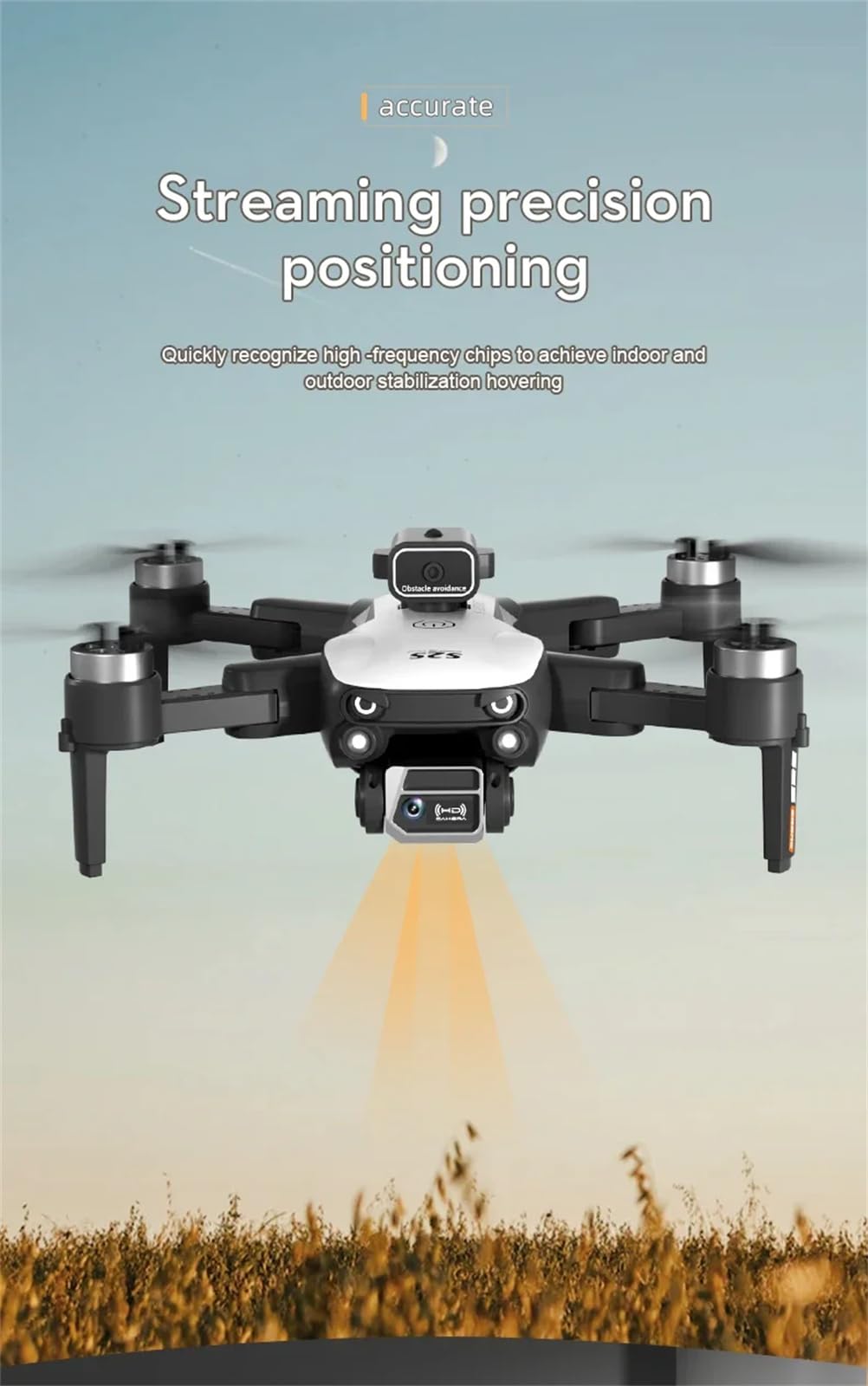 Mini Drone 6K HD Kamera Unikanie przeszkód Fotografia lotnicza Silnik bezszczotkowy Składany Rc Quadcopter Dron