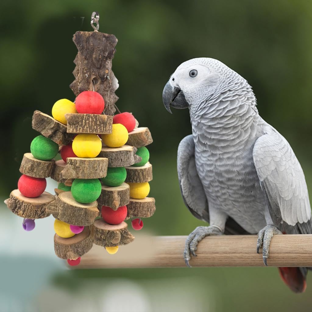 F Fityle Jouets pour Oiseaux Variés à Déchiqueter, Perruches, Inséparables, Perroquets, Perruches Ondulées pour Branches