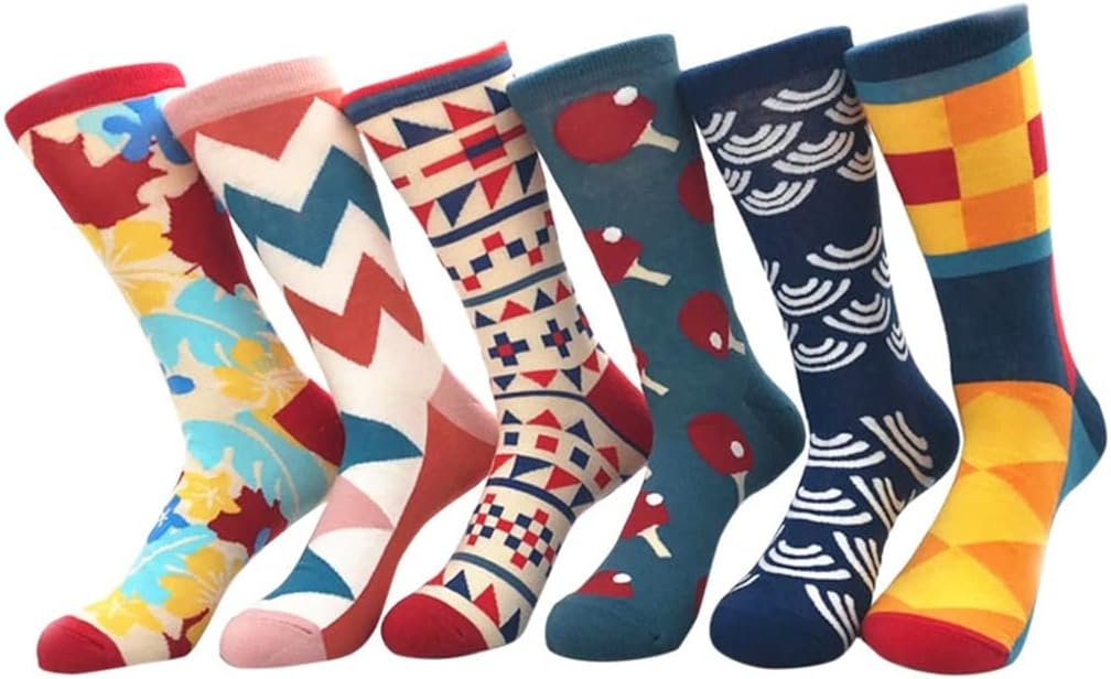 ASWRTYJO 増加長い縞模様のメンズ ソックス綿の秋と冬の肥厚メンズ ソックス ハイ ウエスト