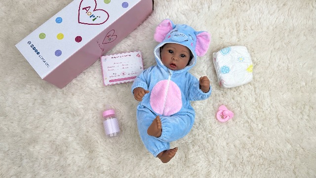 Amazon.com: Aori Black Baby Doll Boy 17 inches, Realistic Baby Boy