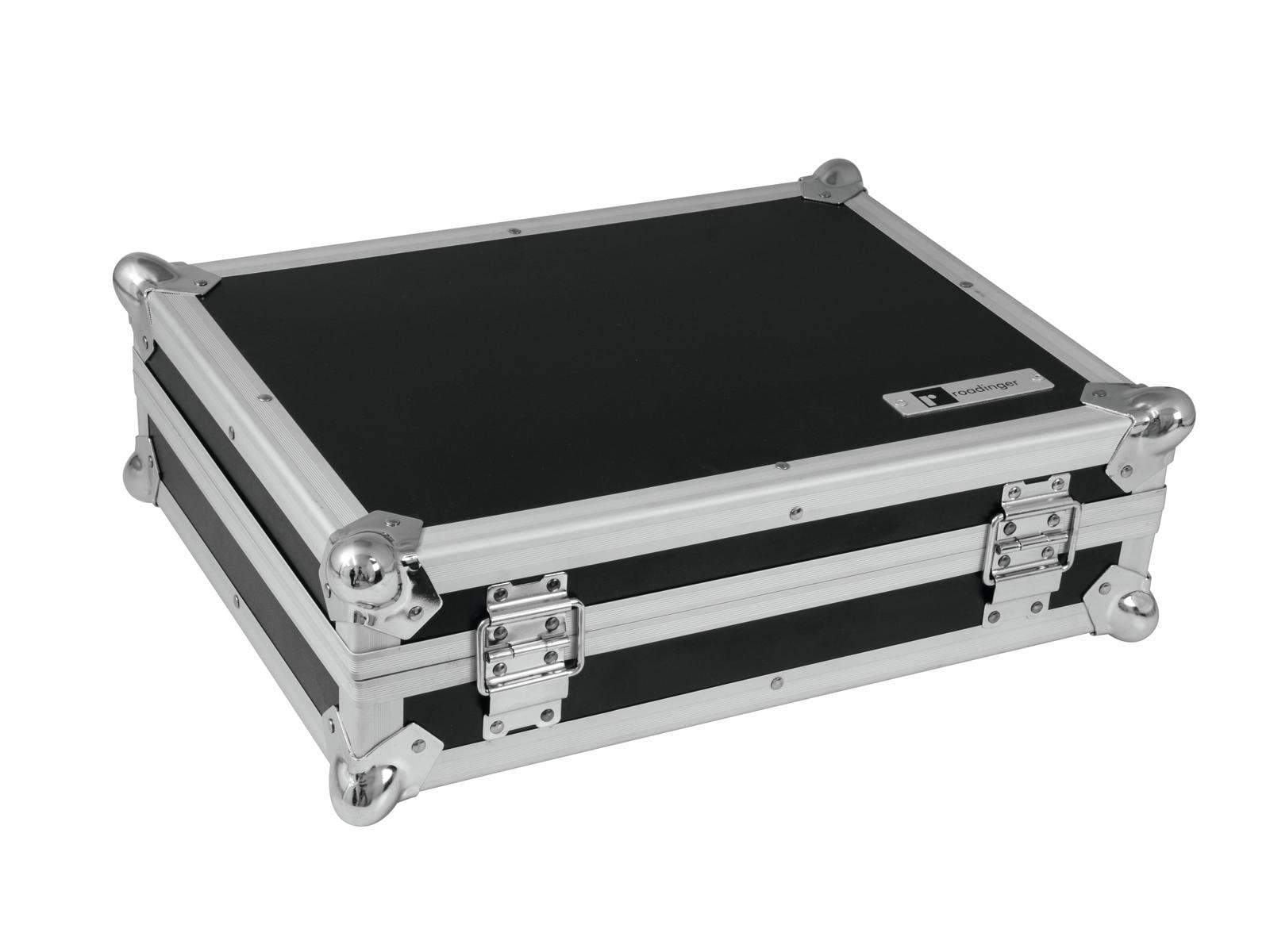ROADINGER Universal-Koffer-Case FOAM GR-5 schwarz | Flightcase mit flexibler Schaumeinlage und 375 x 285 x 70 mm (Innenmaße)
