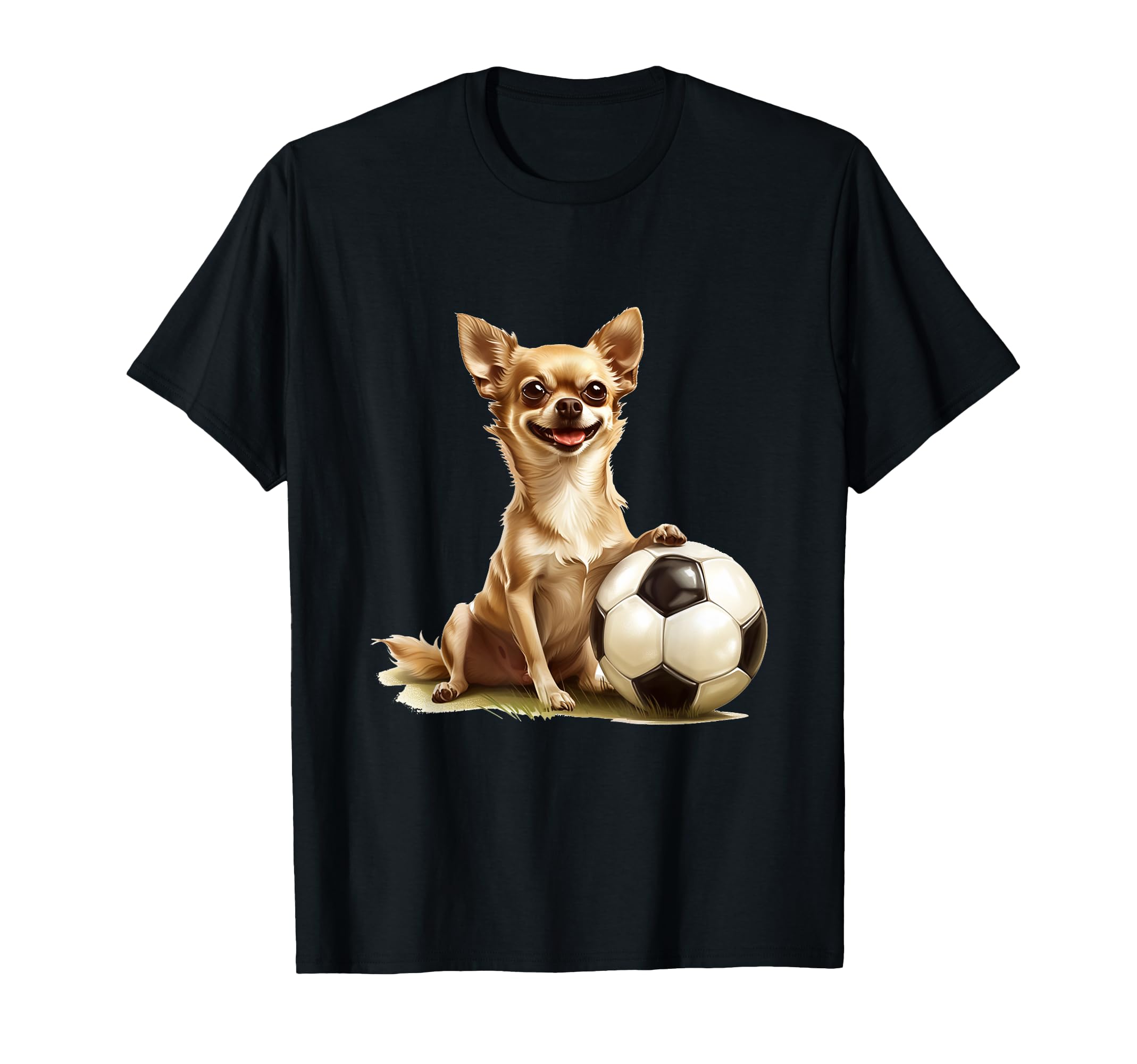 Amazon | チワワ 犬 サッカーボール スポーツ チワワ 動物 T